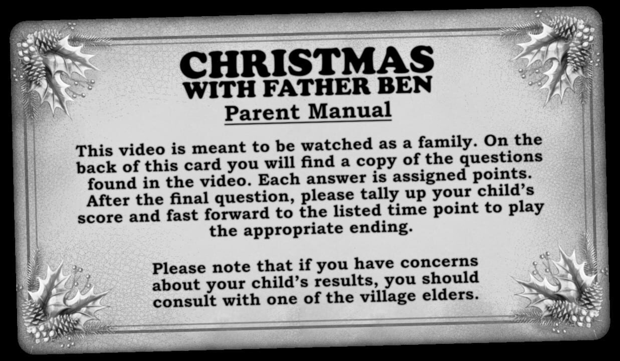 Christmas with Father Ben
