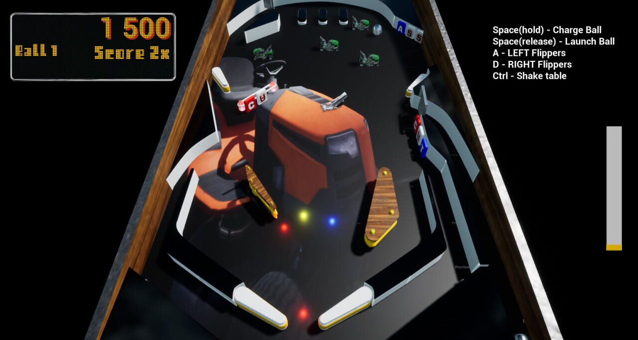 Lawnmower Game: Pinball