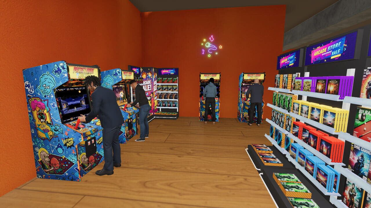 Retro Arcade Shop Simulator