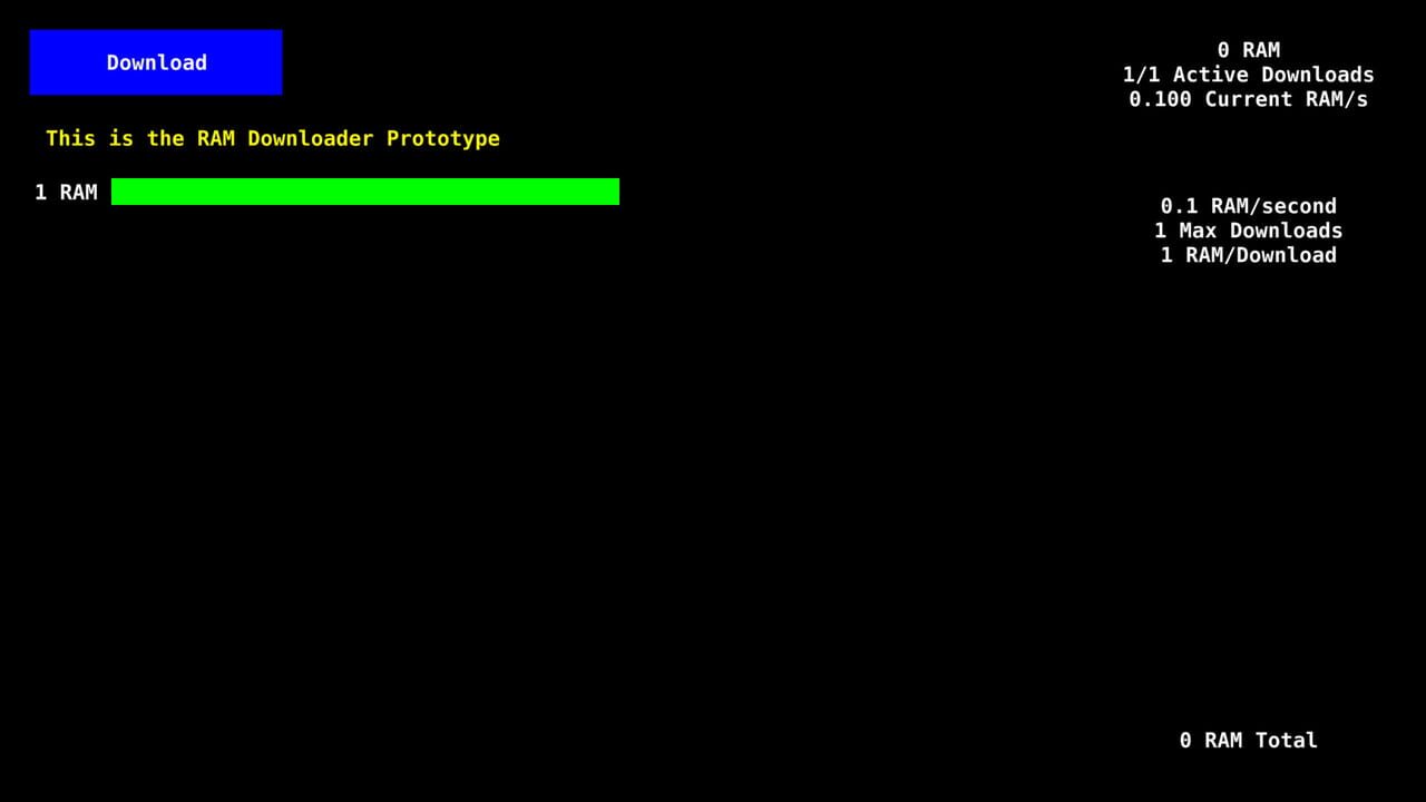 RAM Downloader