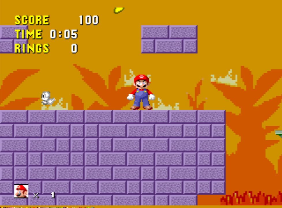 The Worst Sonic the Hedgehog Romhack (Featuring Mario)