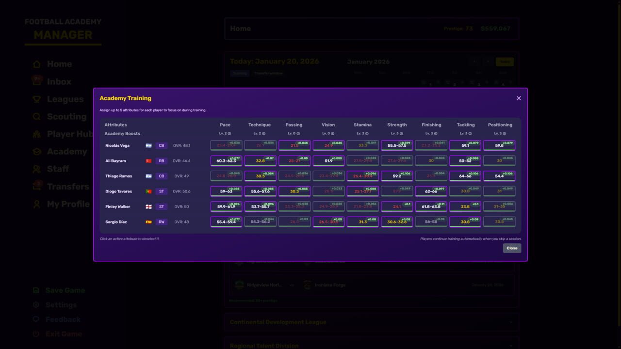 Football Academy Manager