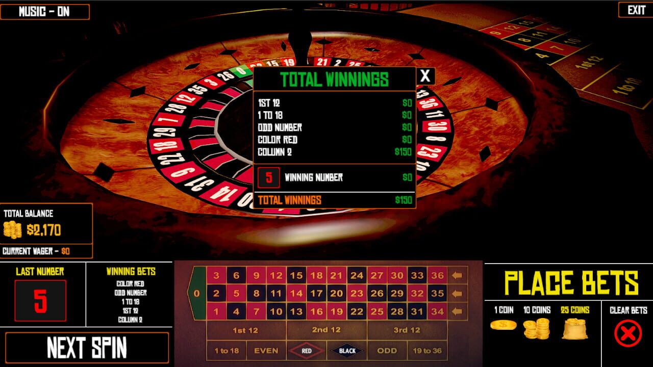 Roulette Simulator 2