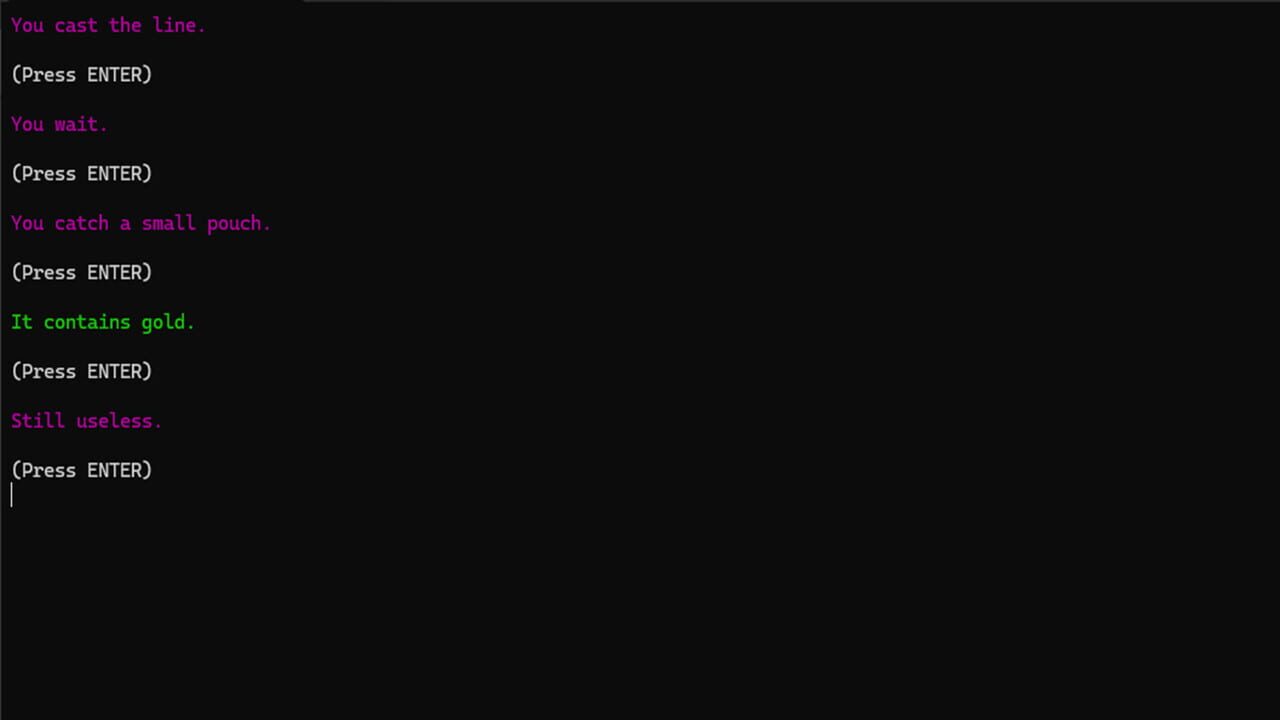 Nick’s Text Adventure