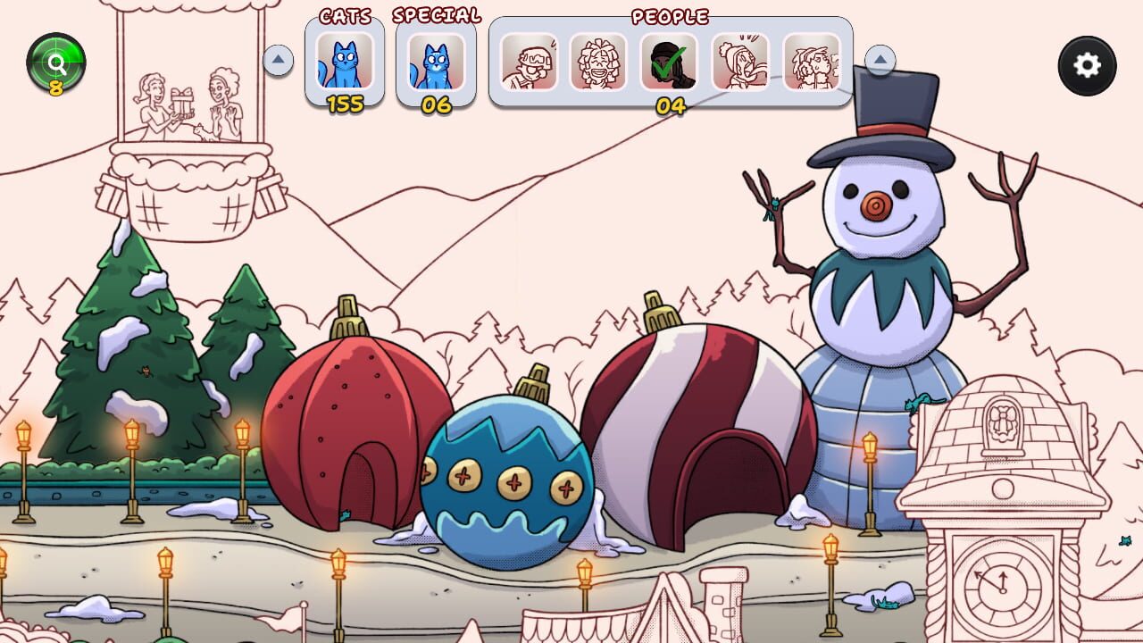 Hidden Cats in Christmas