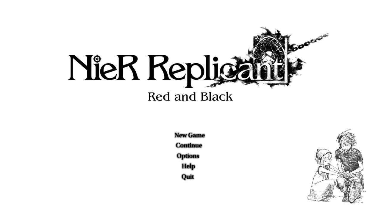 NieR Replicant: Red and Black