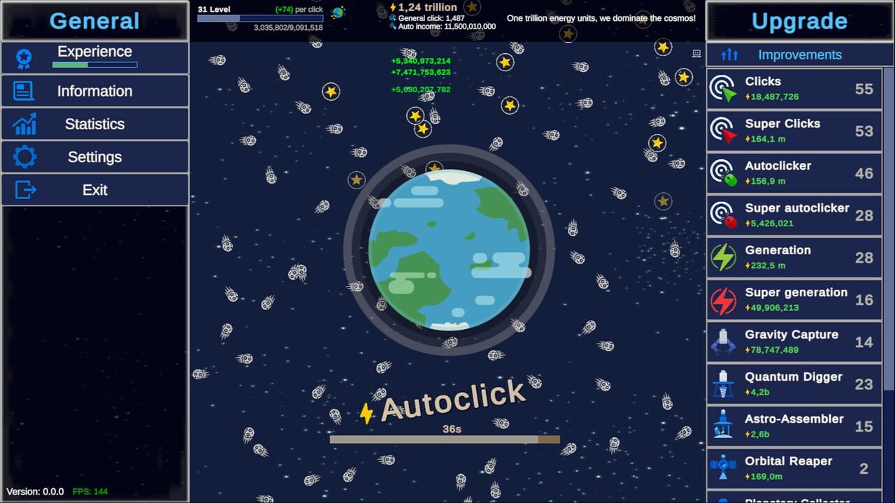 Clicker Astro Planet