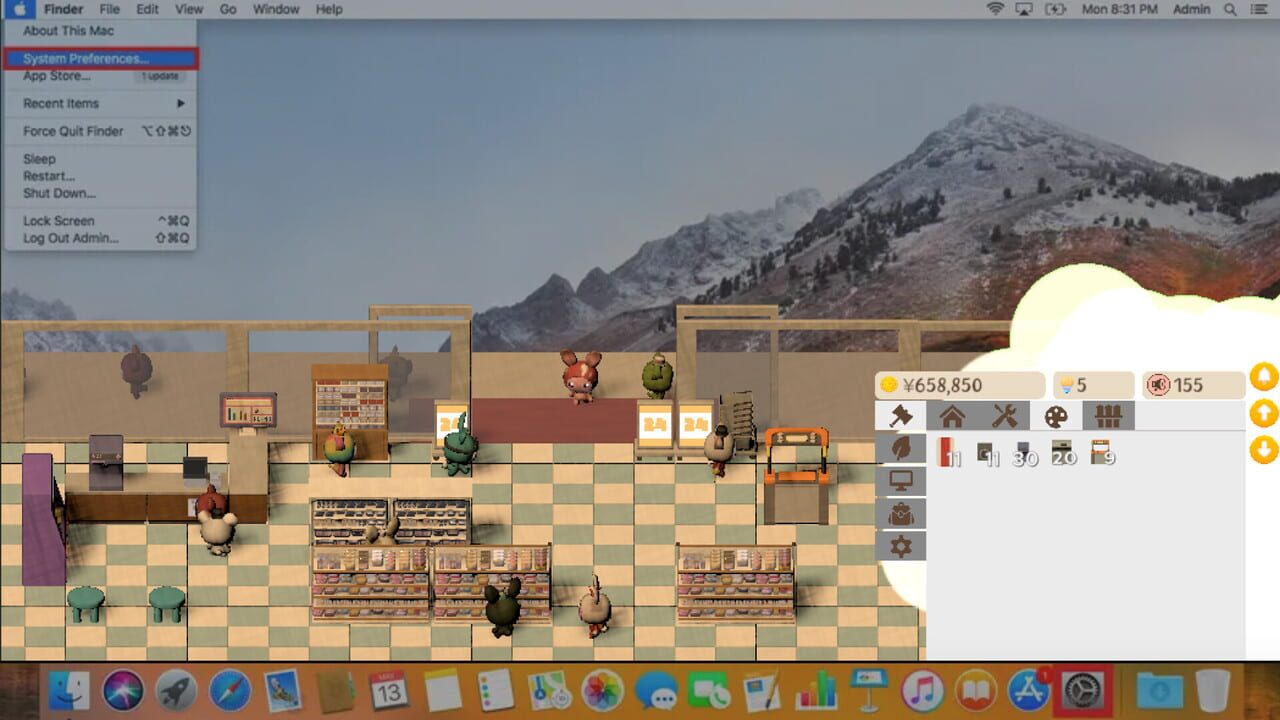 Cozy Desktop Konbini