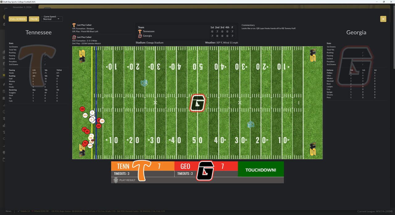 Draft Day Sports: College Football 2025