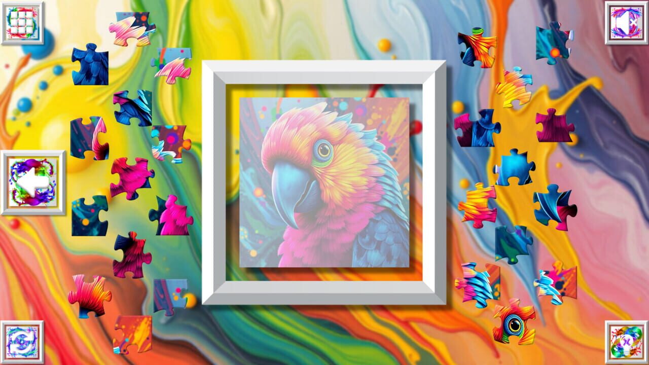 Color Splash: Parrots