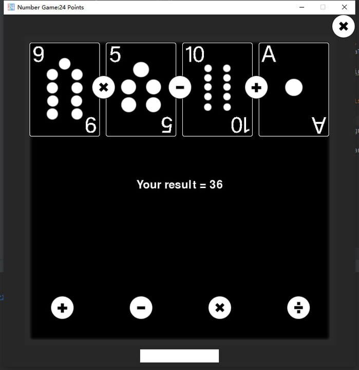 Number Game: 24 Points