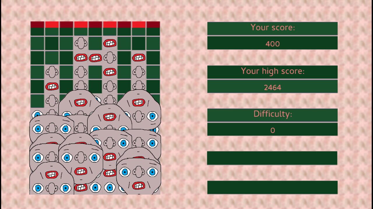 Falling Face Fragments