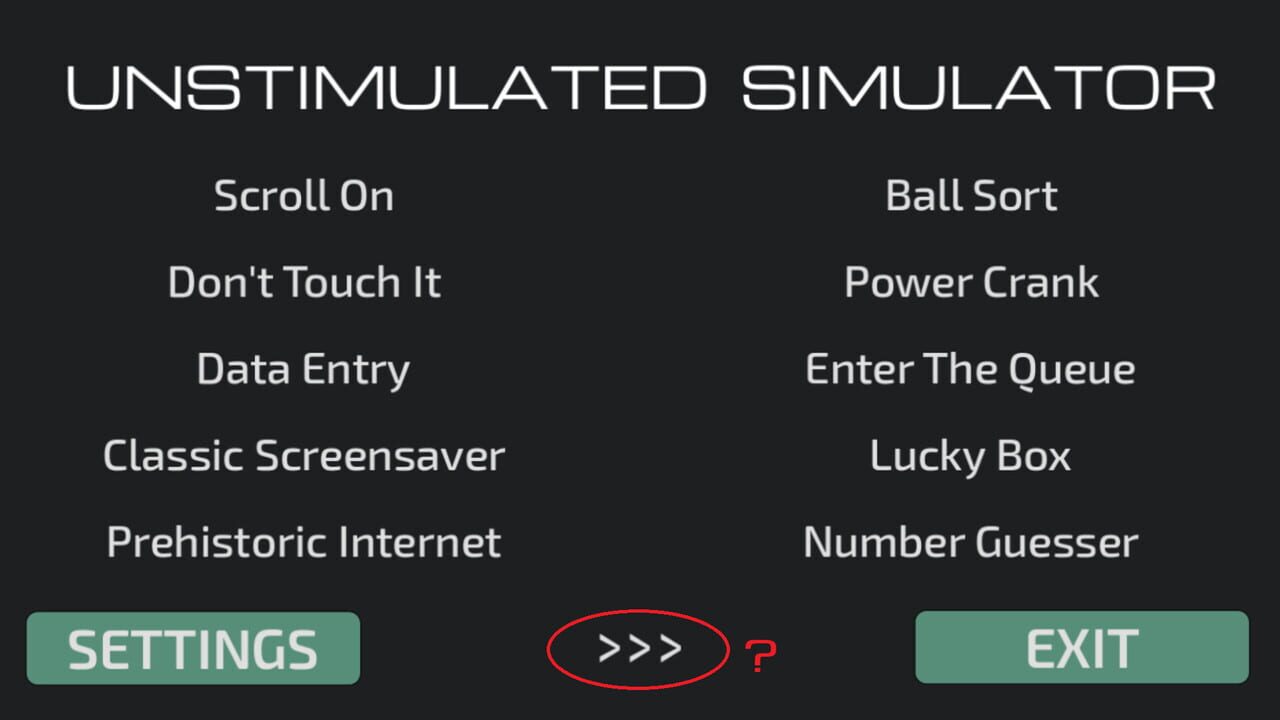 Unstimulated Simulator