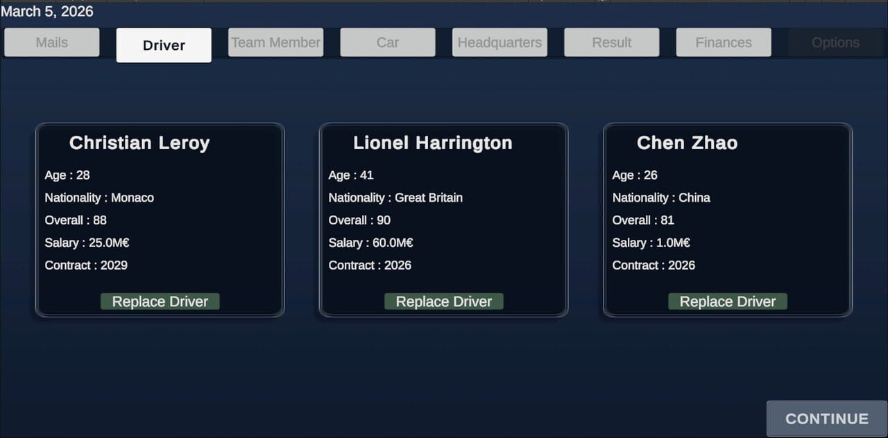 Racing Manager