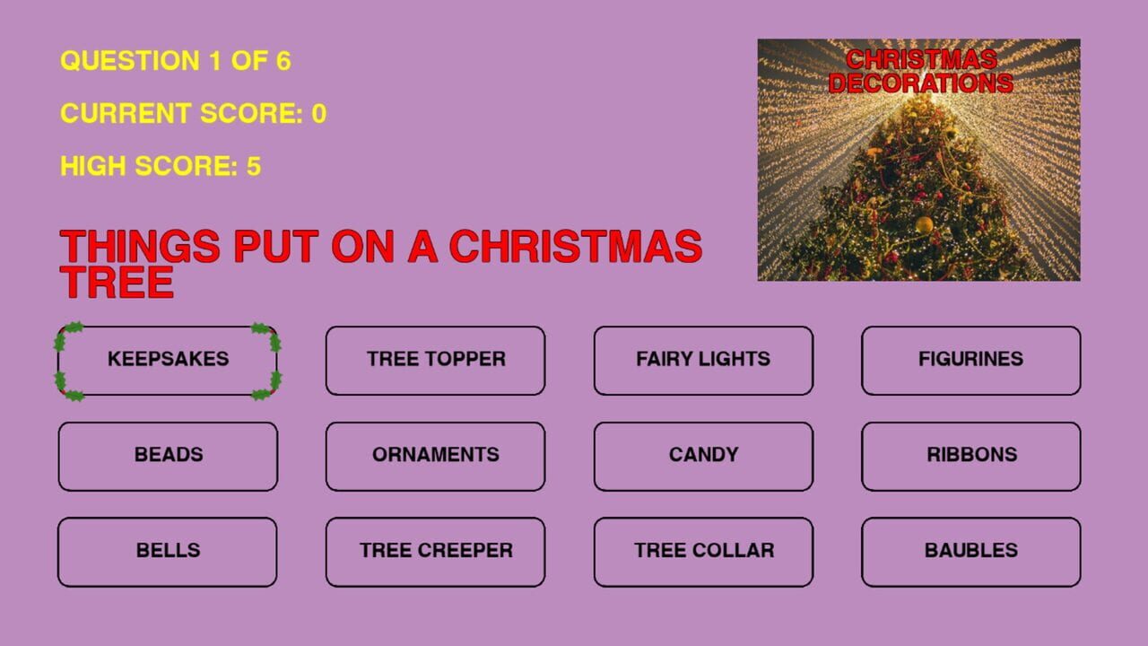 Odd One Out Christmas