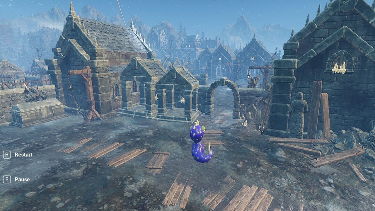 Worm in Horror Place