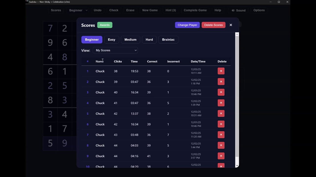 Sudoku Challenge Pro