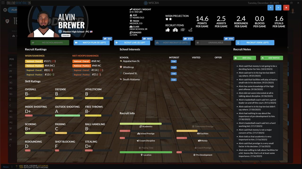 Draft Day Sports: College Basketball 26