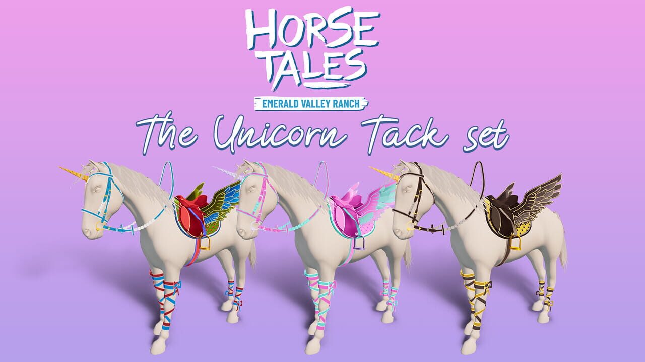 Horse Tales: Emerald Valley Ranch – Unicorn Tack Set