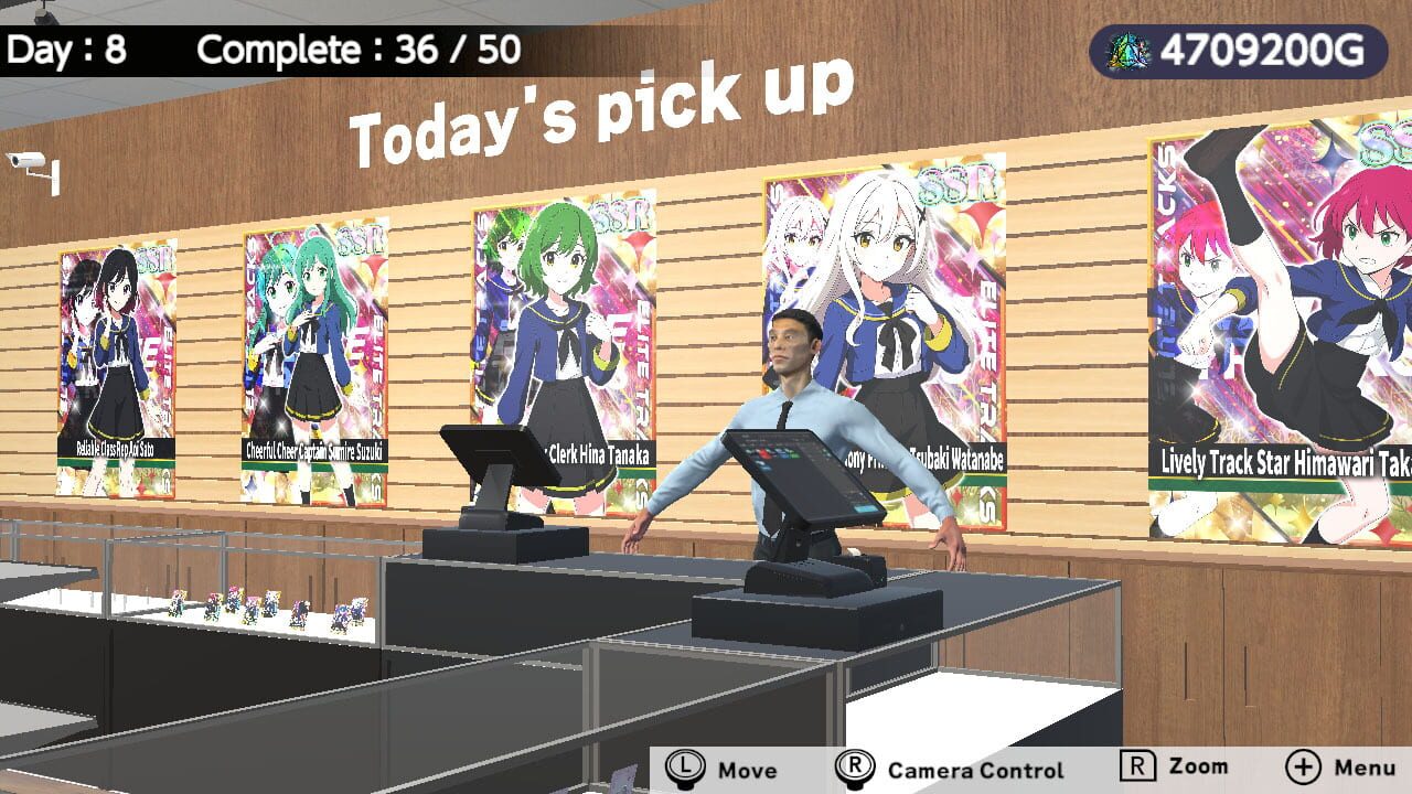 Schoolgirl Card Pull Simulator