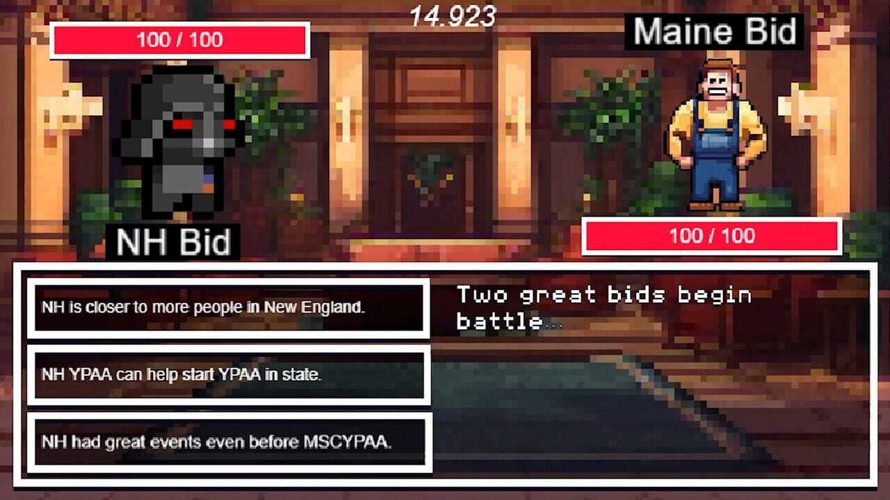 NH Bid at MSCYPAA: The Game