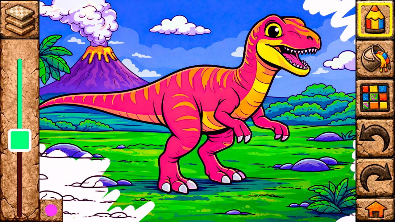 Animal Coloring Books for Kids & Toddlers: Dinosaurs