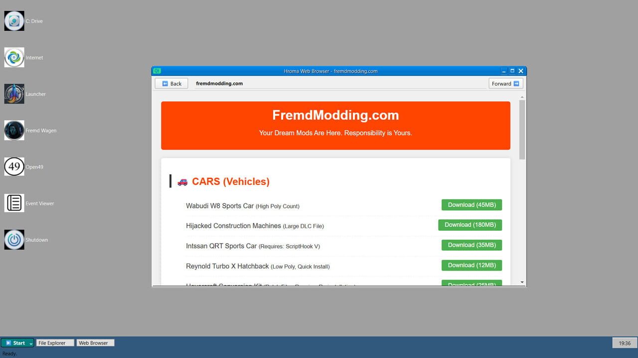 Fremd Wagen: Mod Chaos