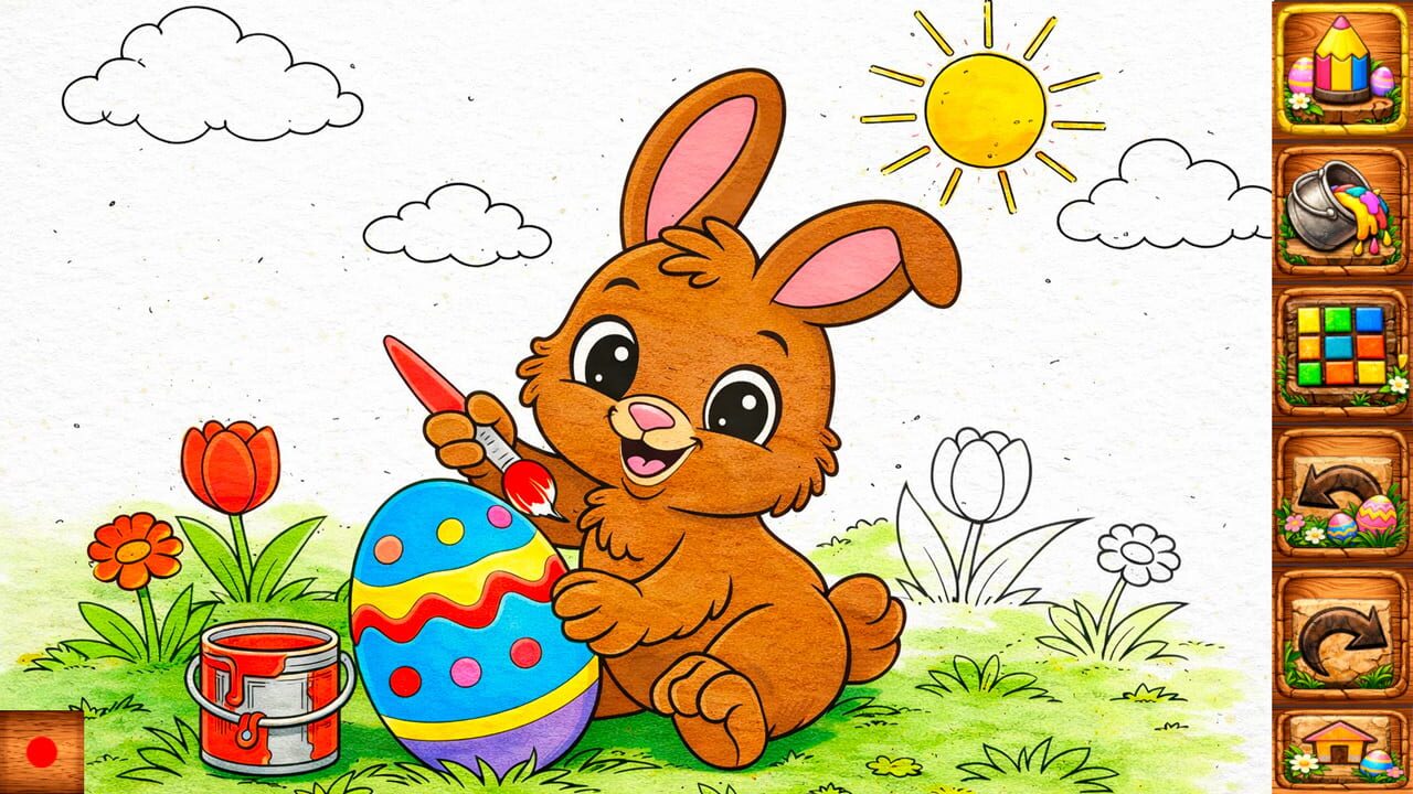 Easter Coloring Book for Kids & Toddlers