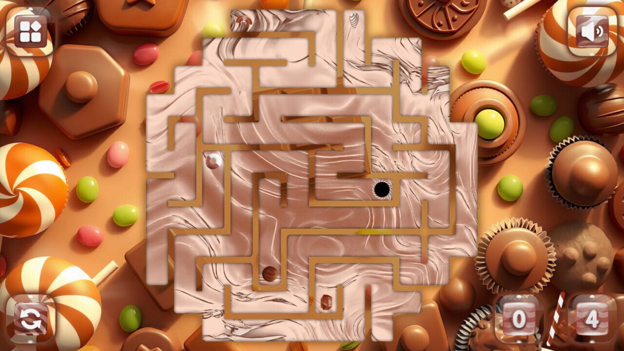 Sweetie Candy Maze: Brown Chocolate
