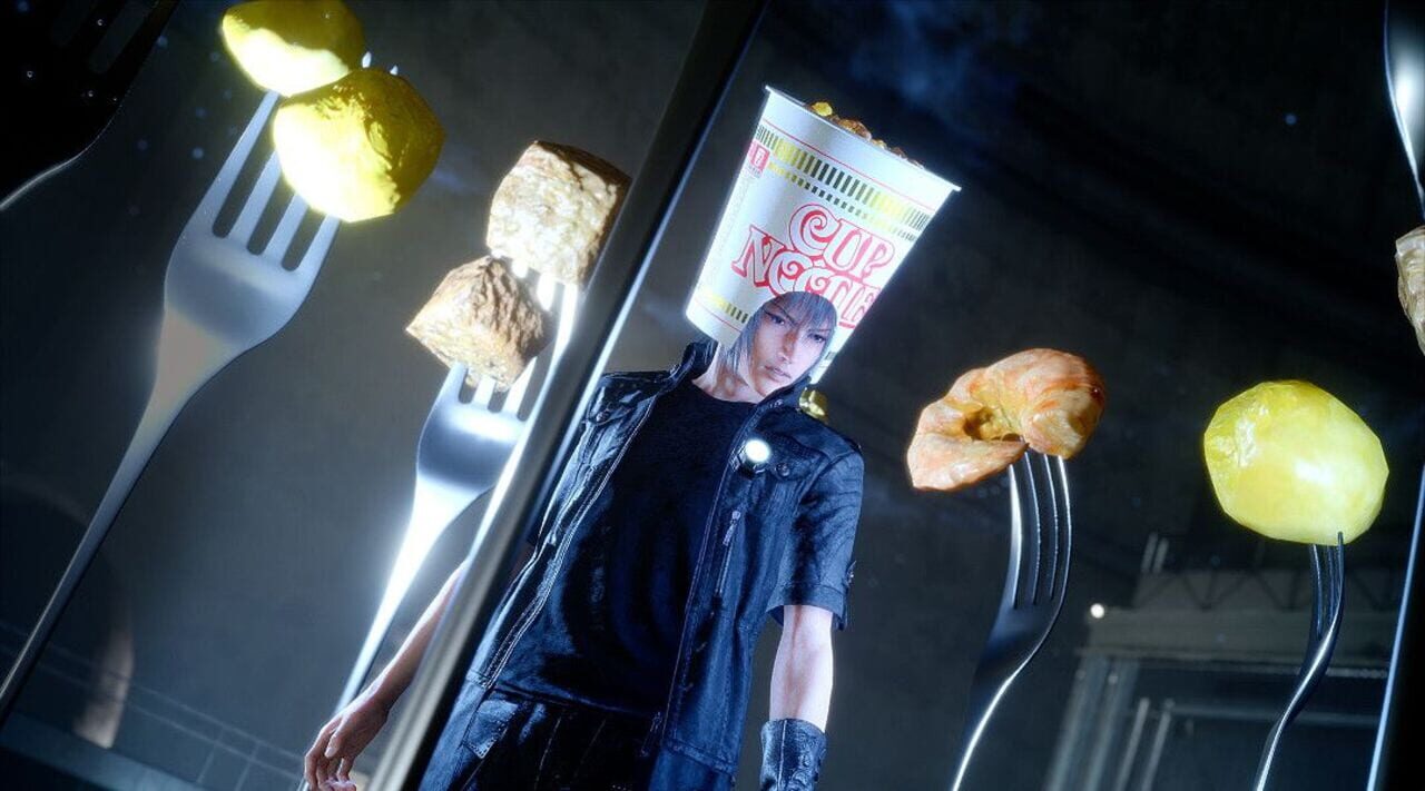 Final Fantasy XV: Noodle Helmet