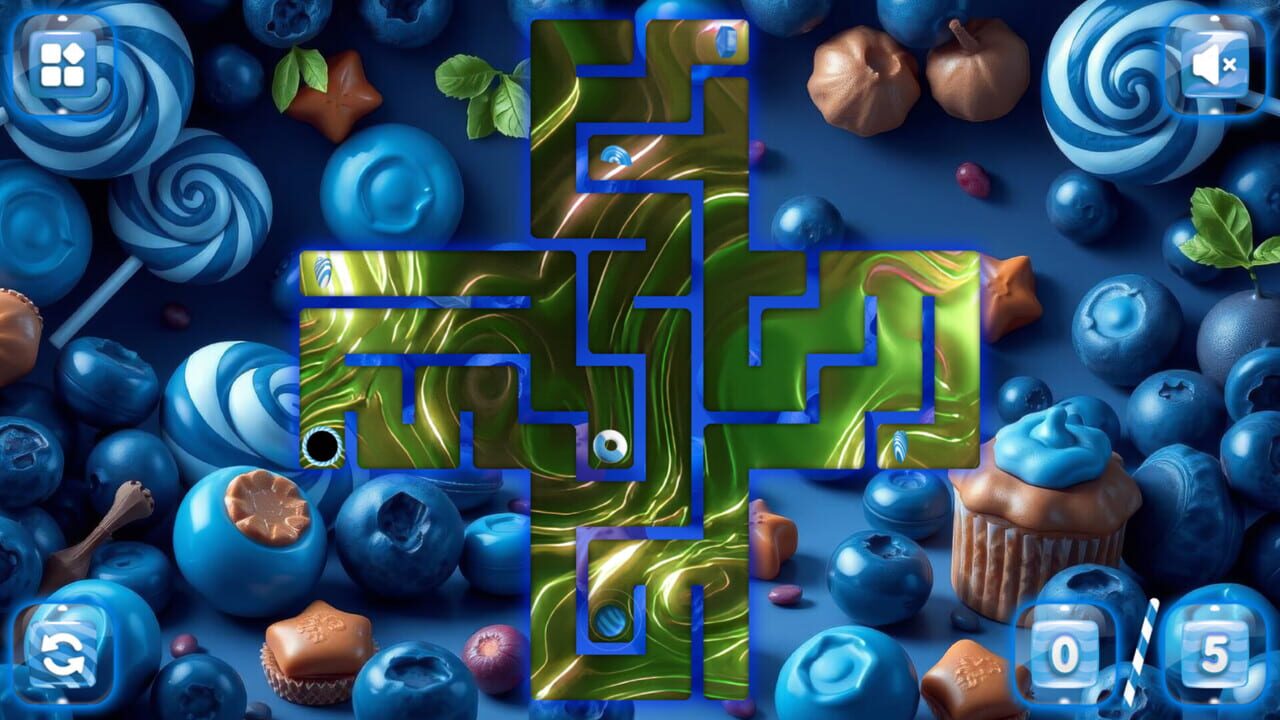 Sweetie Candy Maze: Blueberry