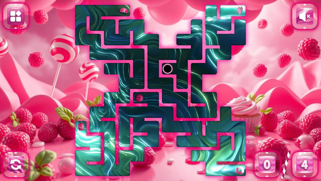 Sweetie Candy Maze: Pink Raspberry