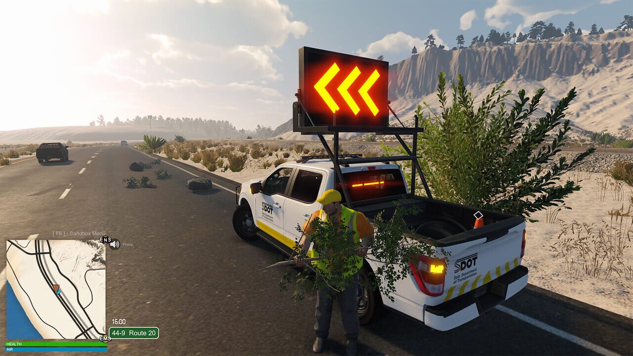 Flashing Lights: Department of Transportation