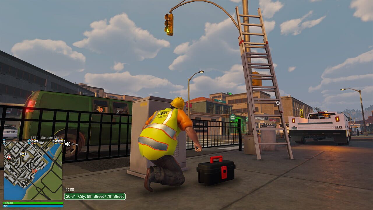 Flashing Lights: Department of Transportation