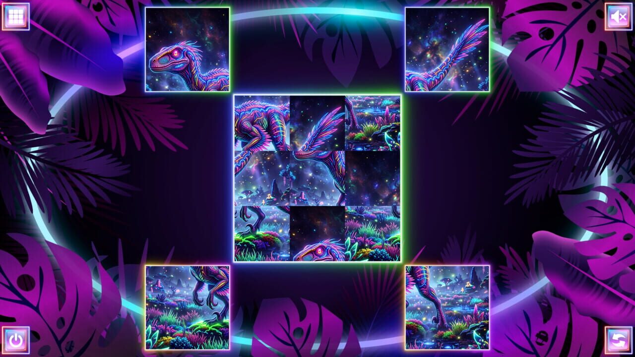 Neon Fantasy: Dinosaurs