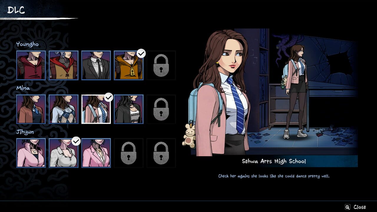 The Coma 3: Bloodlines – Sehwa Arts High School Skin