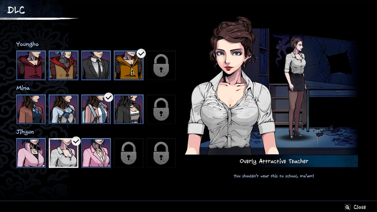 The Coma 3: Bloodlines – Overly Attractive Teacher Skin