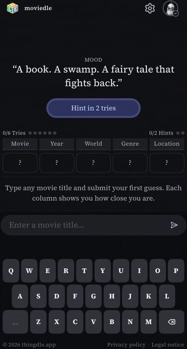 Moviedle