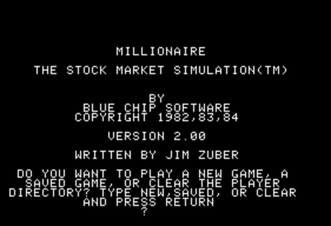 Millionaire: The Stock Market Simulation