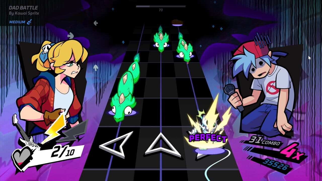 Rift of the NecroDancer: Friday Night Funkin’ – “Dad Battle” – Kawai Sprite