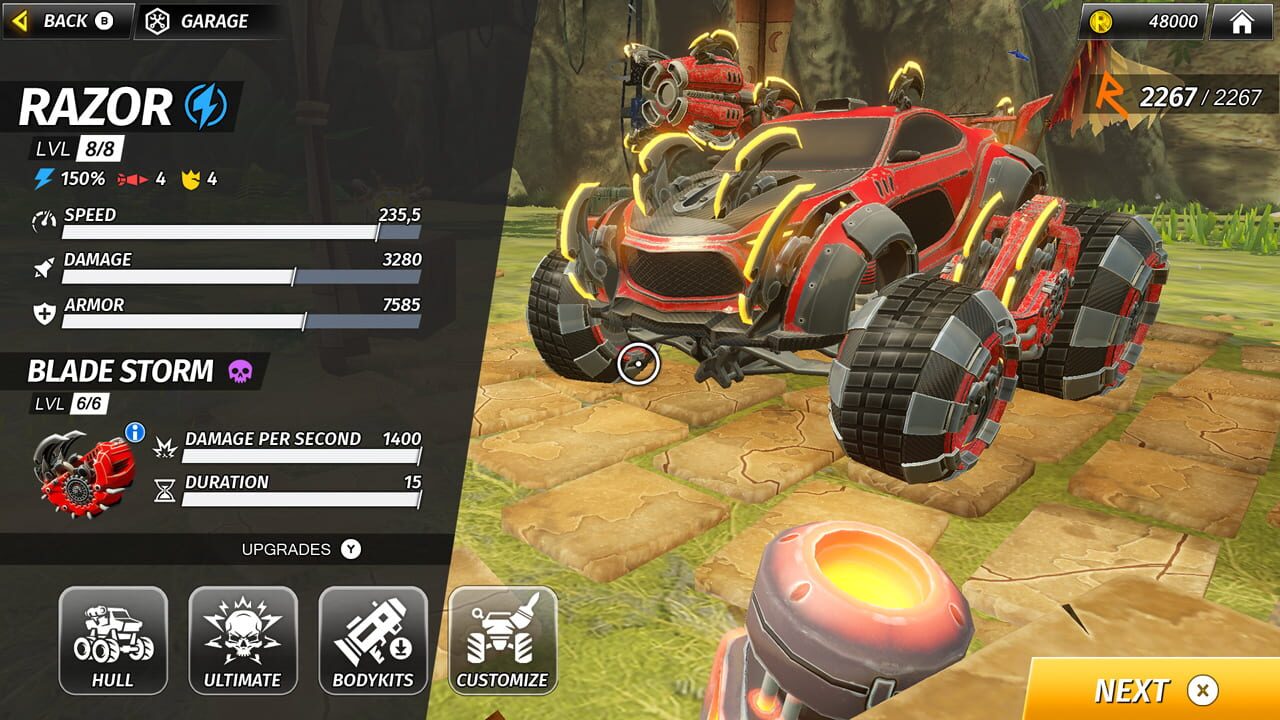 Race: Rocket Arena Car Extreme – Razor Pack