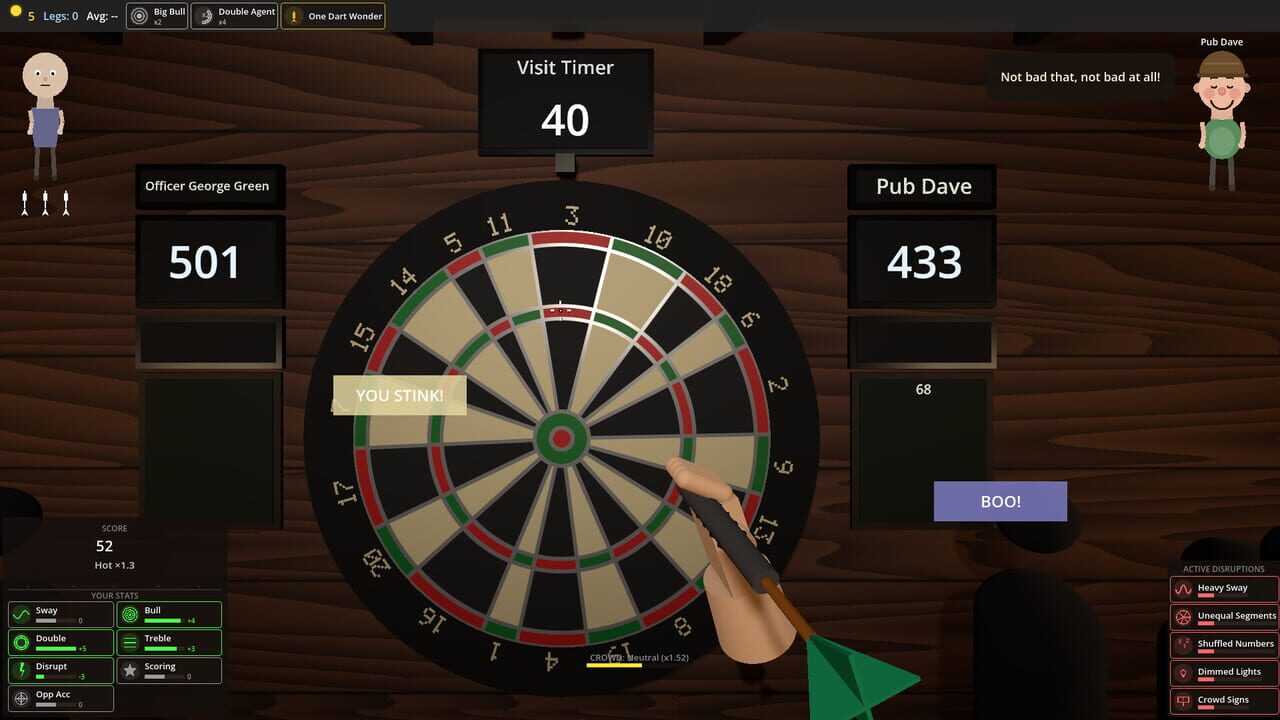 Dorts: A Darts Roguelike