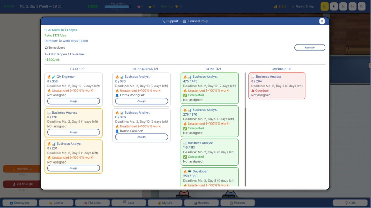 Project Manager Sim