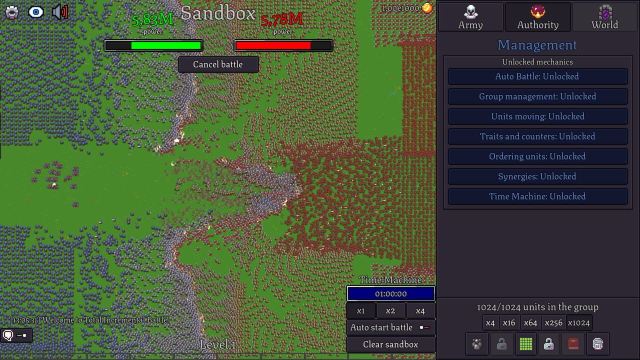 Total Incremental Battle