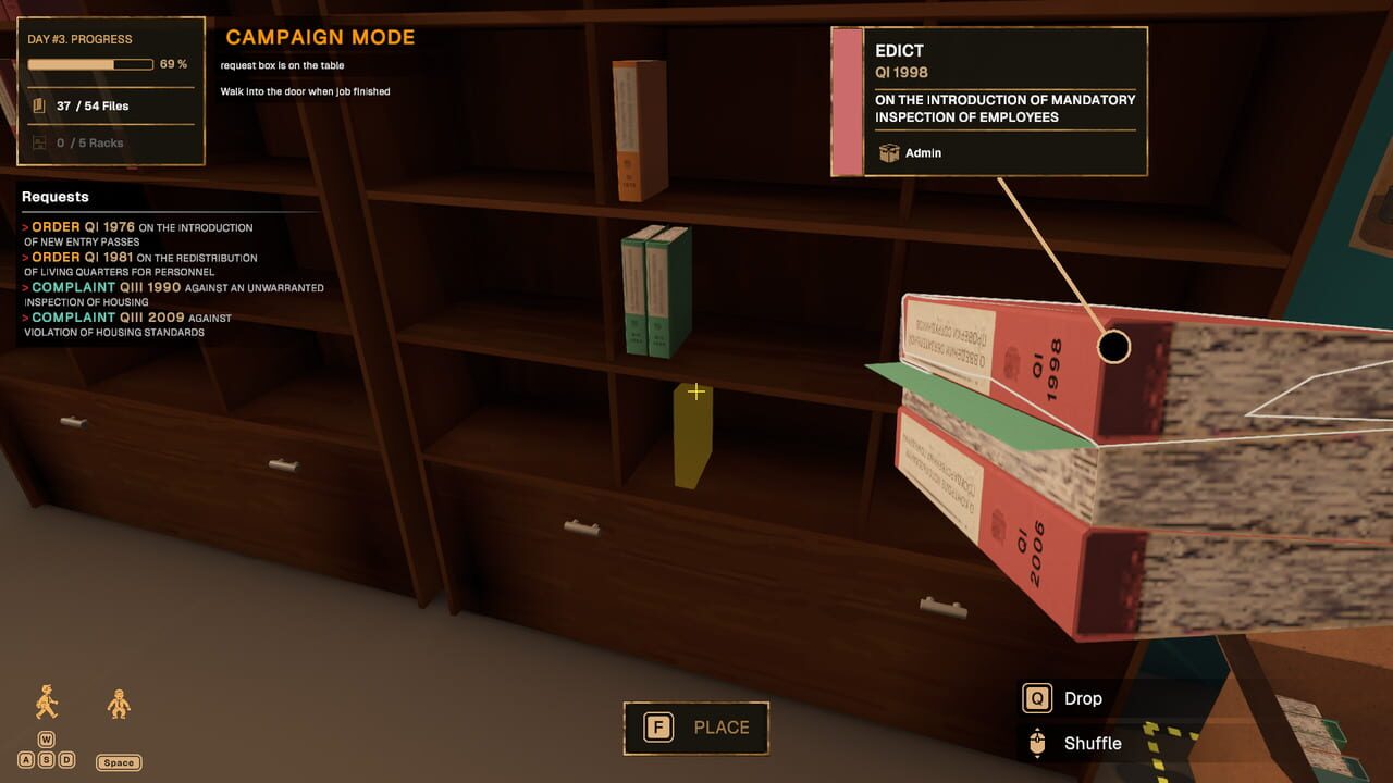 Cozy Archivist Simulator