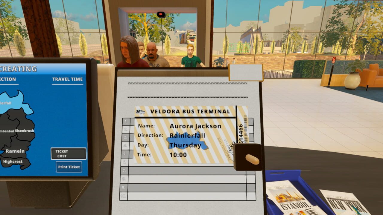 Bus Terminal Simulator