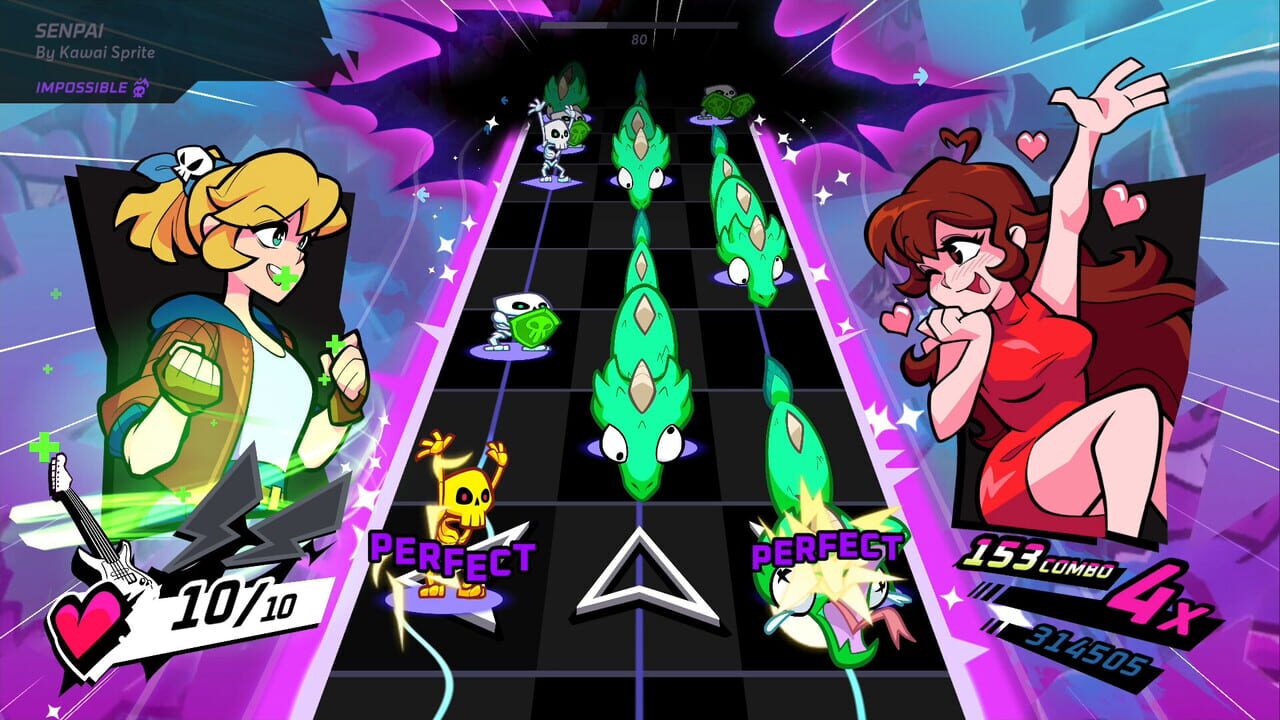 Rift of the NecroDancer: Friday Night Funkin’ – “Senpai”: Kawai Sprite