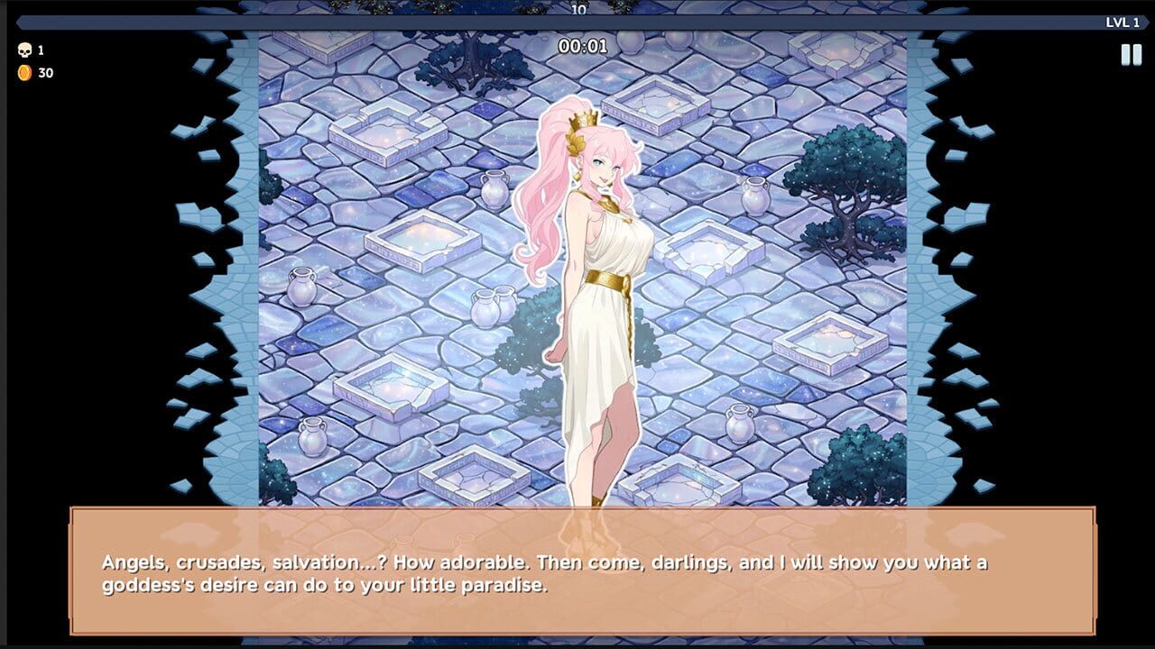 Aphrodite Evolve Weapons Survivor: Greek Gods Versus Heaven
