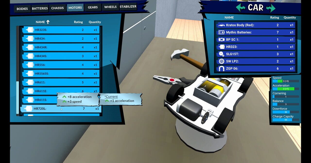 Pocket Racer Shop Sim
