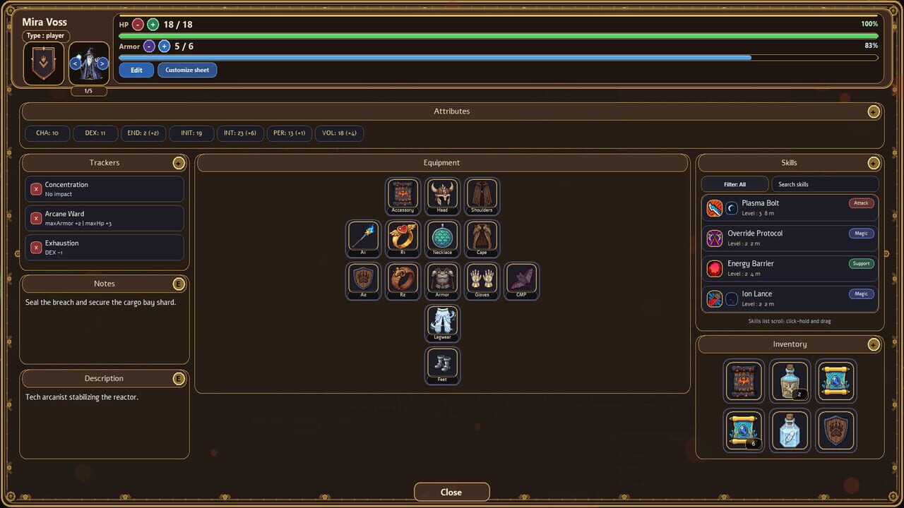 RP2D Virtual Tabletop